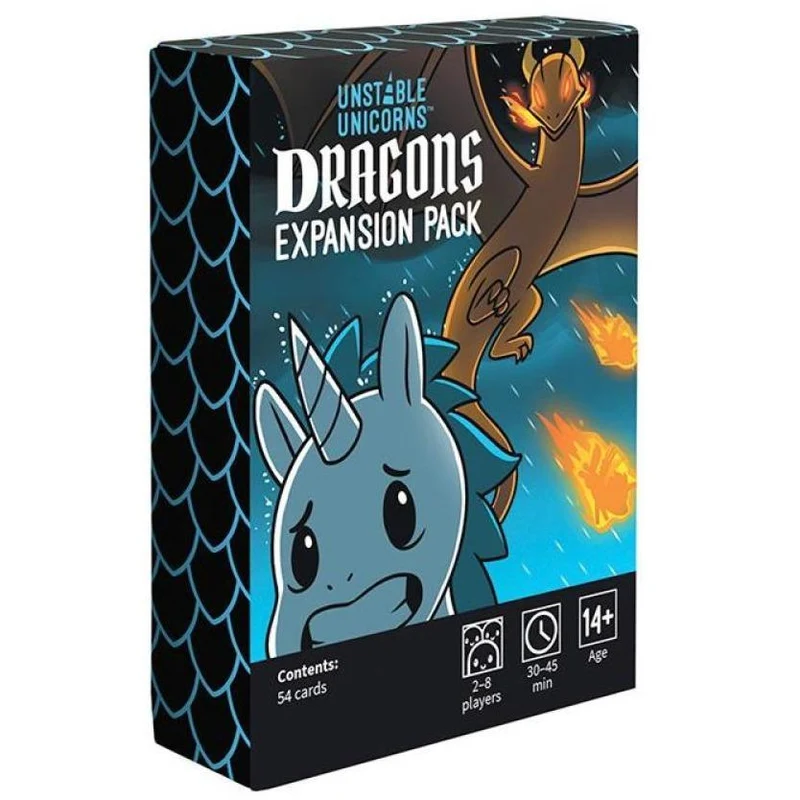 Unstable Unicorns Dragons Game Expansion
