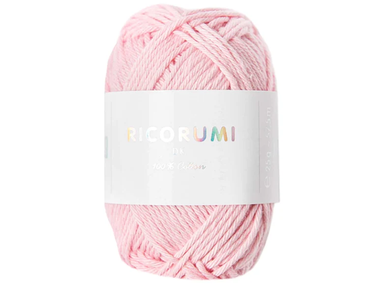 Pelote Ricorumi coton DK - Rose (11)