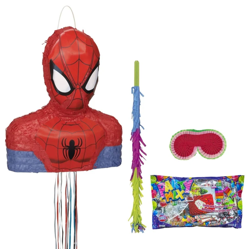 Marvel Spider-Man Piñata Birthday Party Kit