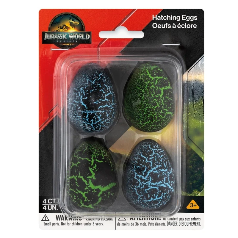 Jurassic World Grow a Dinosaur Egg, 4 Count