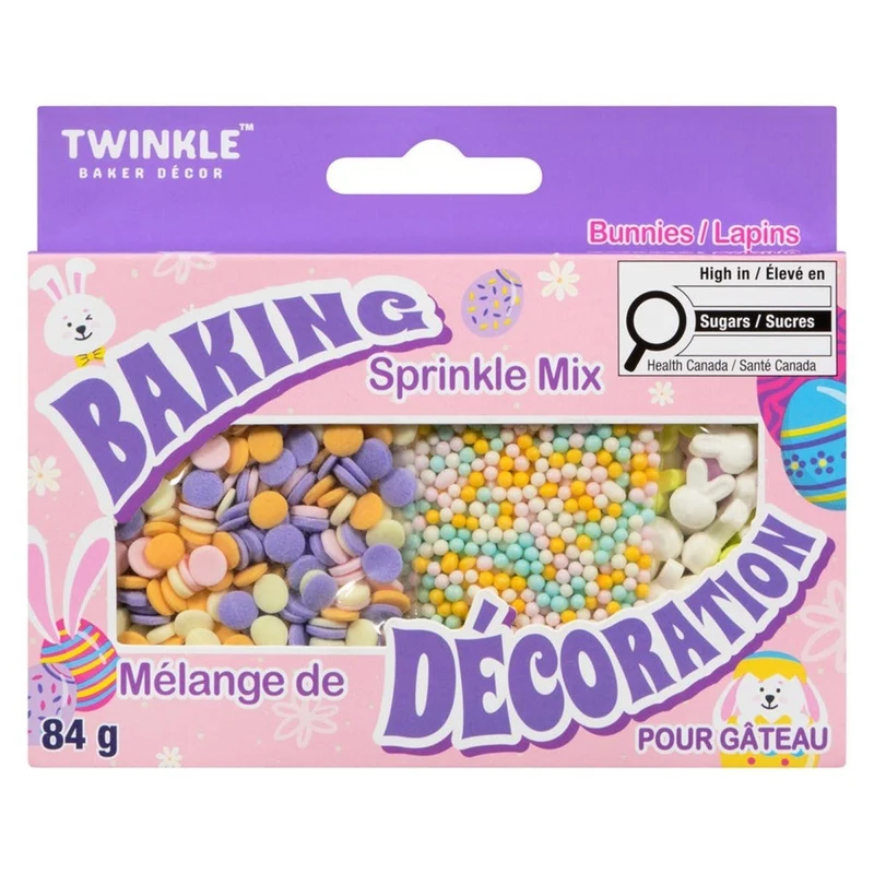 Easter Bunnies Sprinkle Mix, 84g, 1 Count