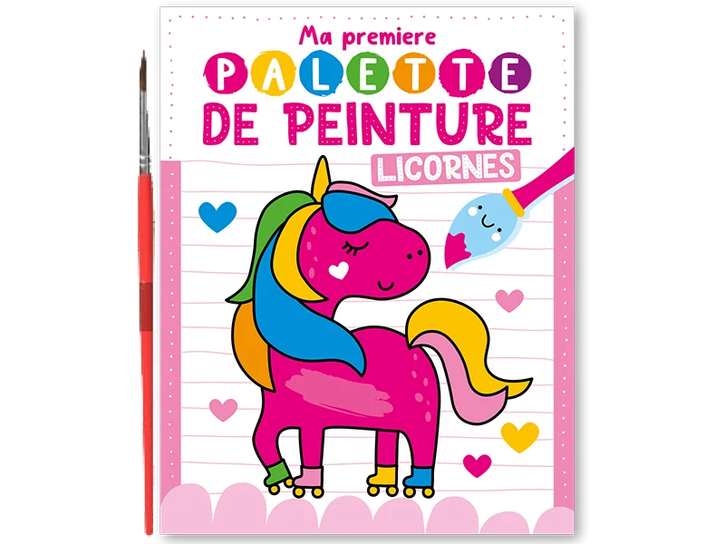 Ma première palette de peinture - licornes