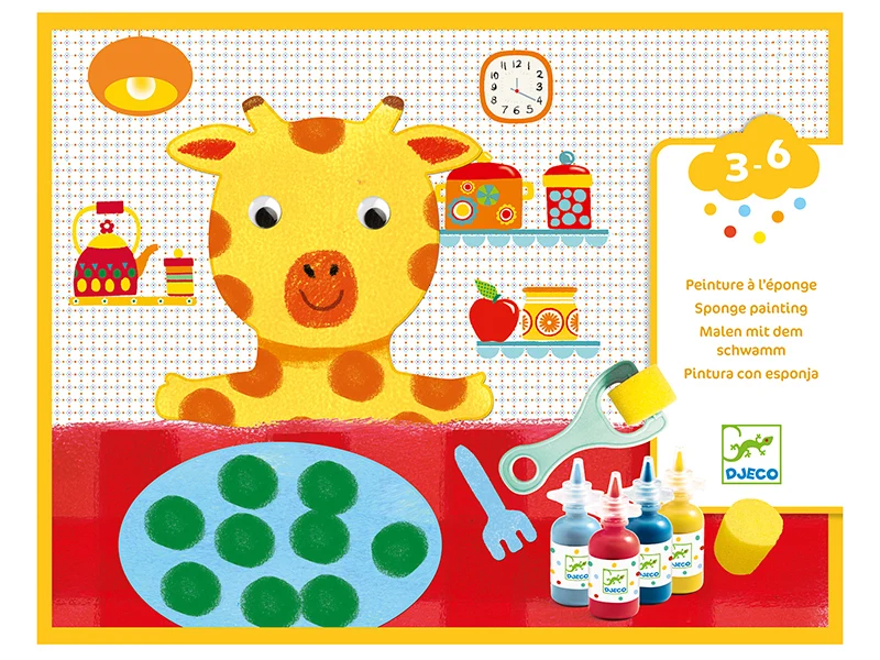 Coffret peinture des petits- Les aventures des doudous