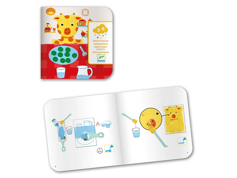 Coffret peinture des petits- Les aventures des doudous
