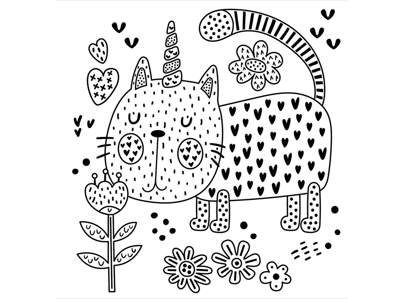 Mes tableaux en peinture magique - Caticorns