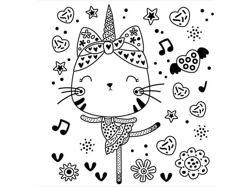 Mes tableaux en peinture magique - Caticorns