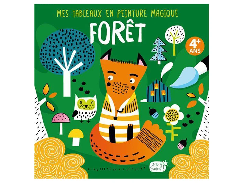 Mes tableaux en peinture magique - La forêt