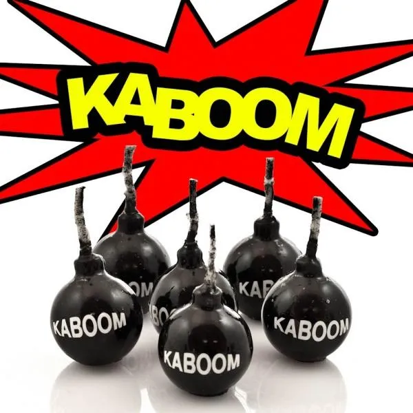 Kaboom Birthday Candles
