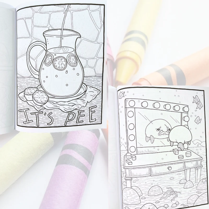 Let's Get Weird Adult Coloring Book
