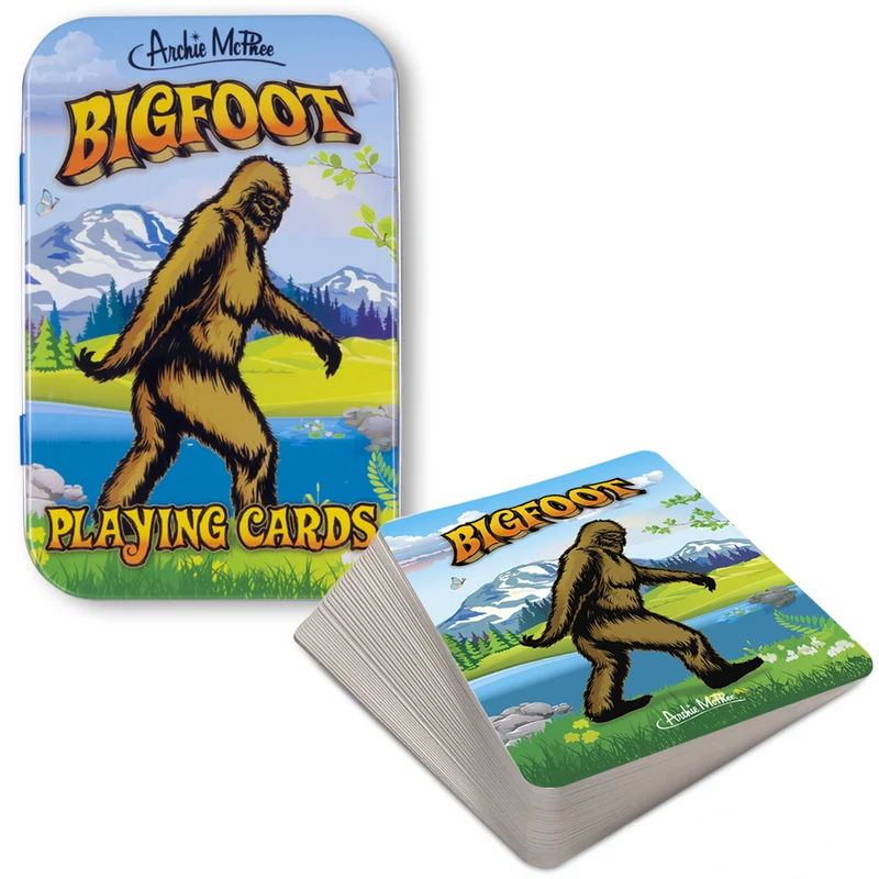 Bigfoot Playing Cards in Tin