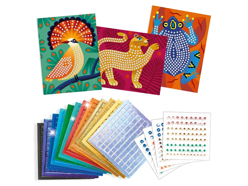 Collage de mosaïque - Au cœur de la jungle