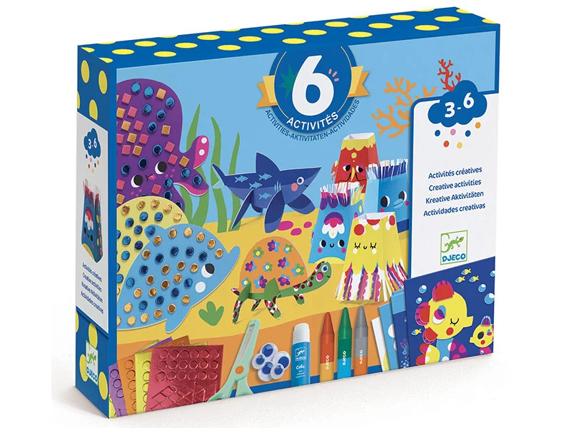 Coffret multi-activités des petits - La mer et ses plaisirs - Djeco