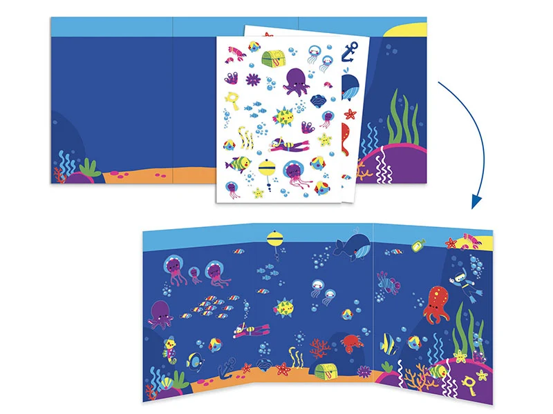 Coffret multi-activités des petits - La mer et ses plaisirs - Djeco