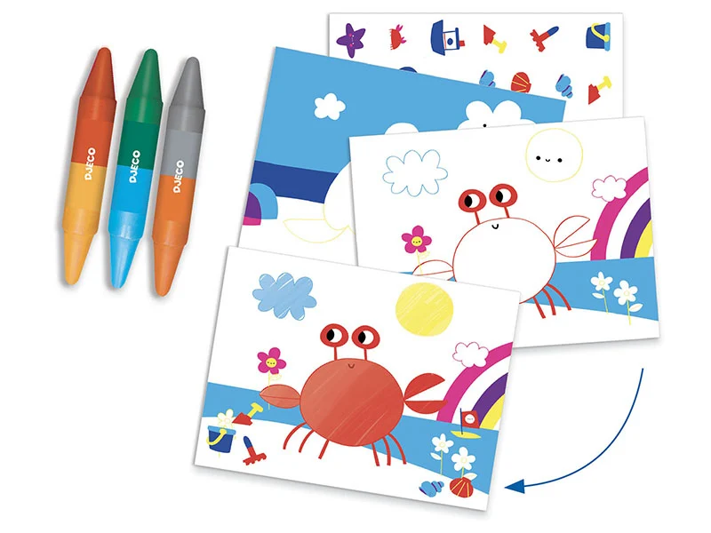 Coffret multi-activités des petits - La mer et ses plaisirs - Djeco