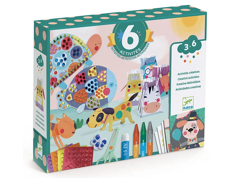 Coffret multi-activités des petits - Les animaux et leurs maisons