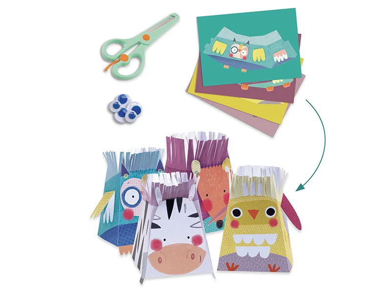 Coffret multi-activités des petits - Les animaux et leurs maisons