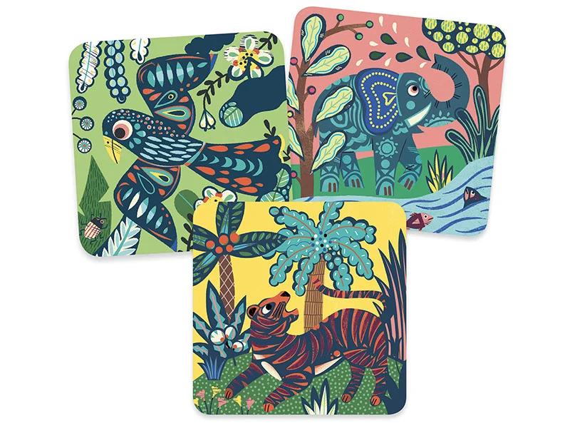 Cartes à gratter des petits - Grosses bêtes