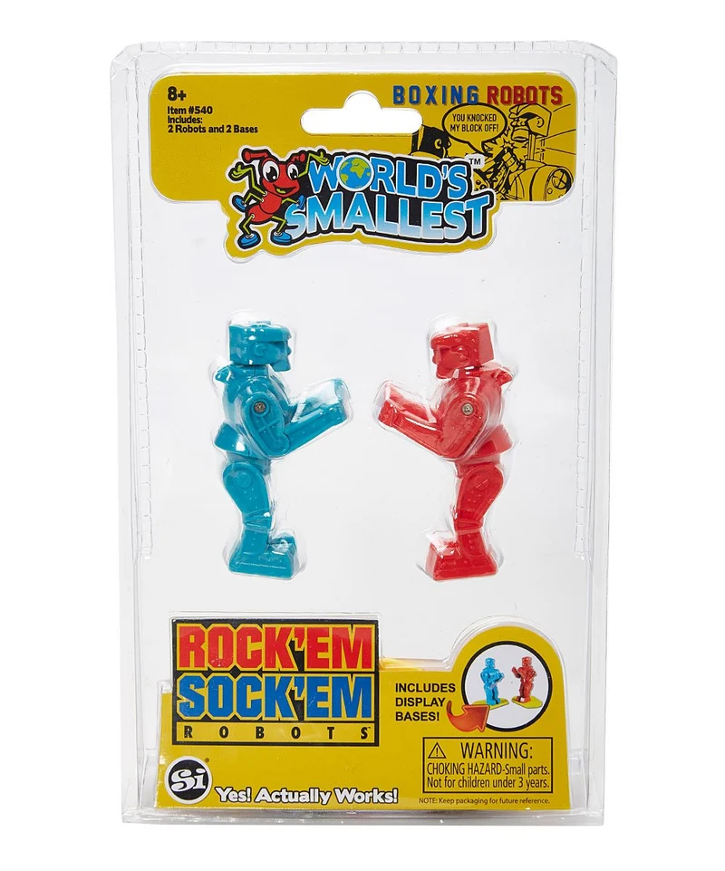 World's Smallest Rock 'Em Sock 'Em Robots