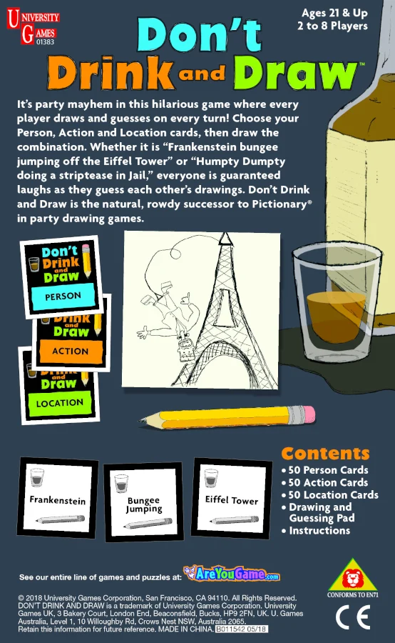 Don't Drink and Draw Game