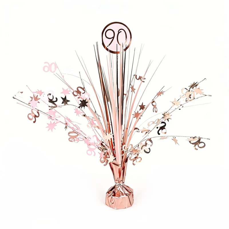 Rosé Celebration 90th Birthday Centerpiece, 18 Inches, 1 Count
