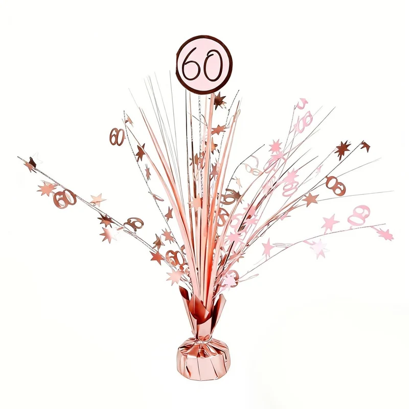 Rosé Celebration 60th Birthday Centerpiece, 18 Inches, 1 Count