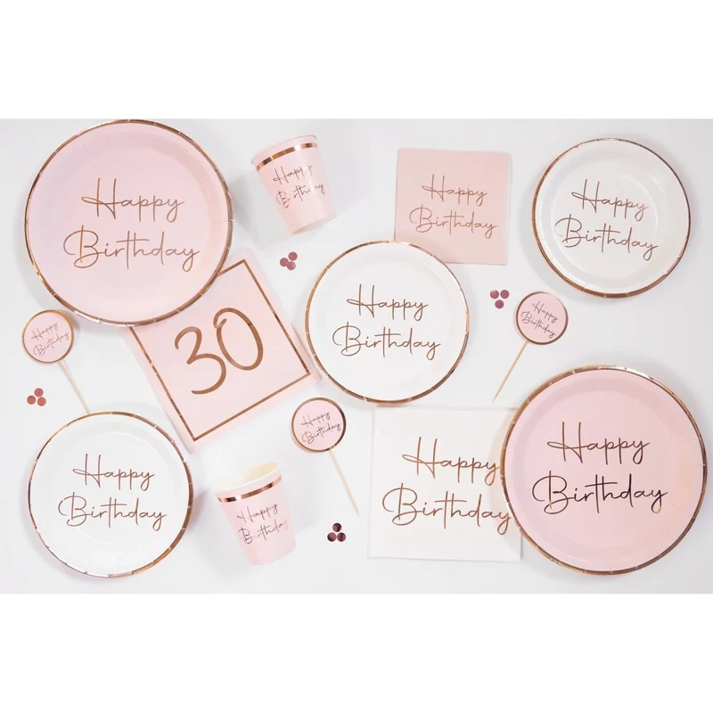 Rosé Celebration 30th Birthday Pennant Banner, 157 Inches, 1 Count