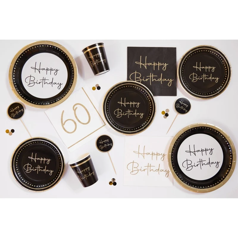 Golden Celebration 60th Birthday Pennant Banner, 157 Inches, 1 Count