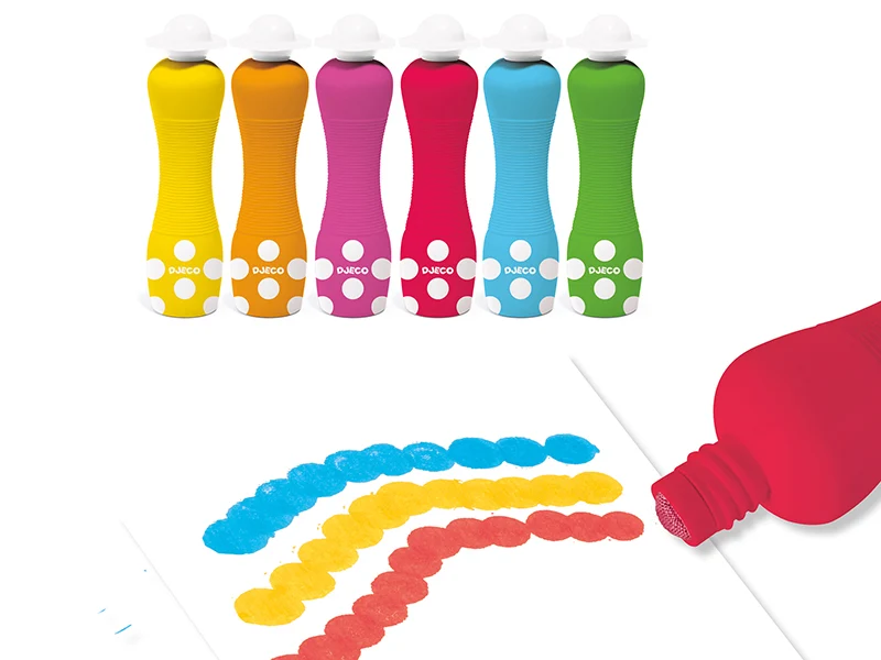 6 marqueurs mousse pour enfants