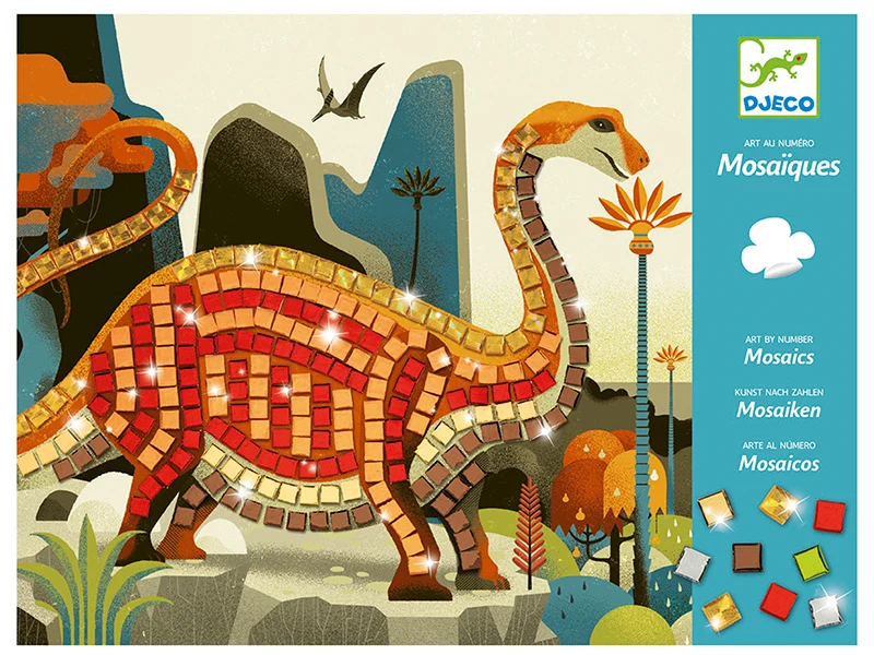 Mosaïques - coffret de collage - Dinosaures