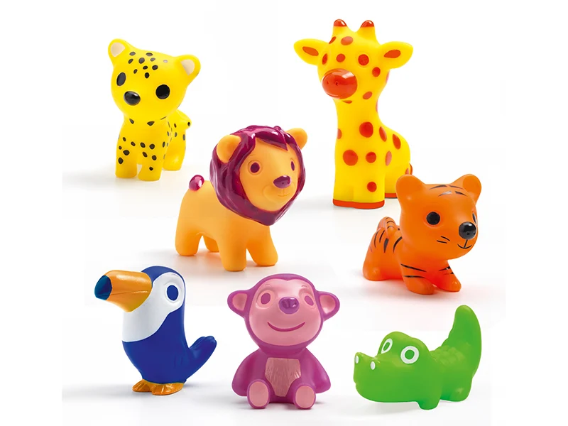 Animaux en plastique souple pour tout-petits - Troopo-savana