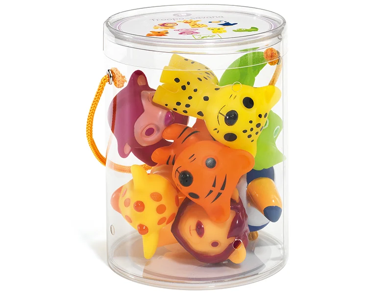 Animaux en plastique souple pour tout-petits - Troopo-savana