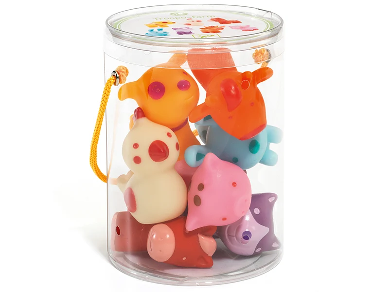 Animaux en plastique souple pour tout-petits -Troopo-farm