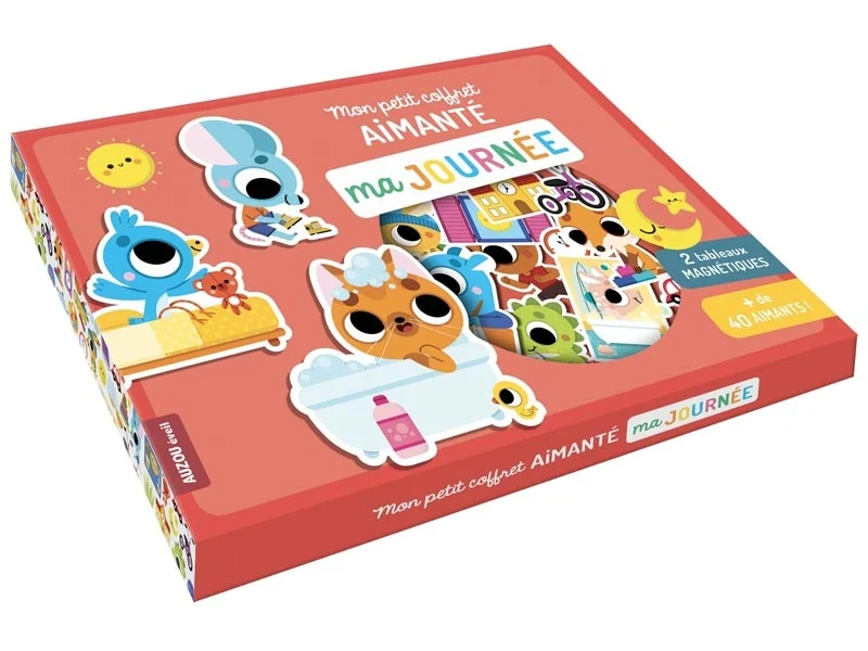 Mon petit coffret aimanté - Ma journée - Auzou