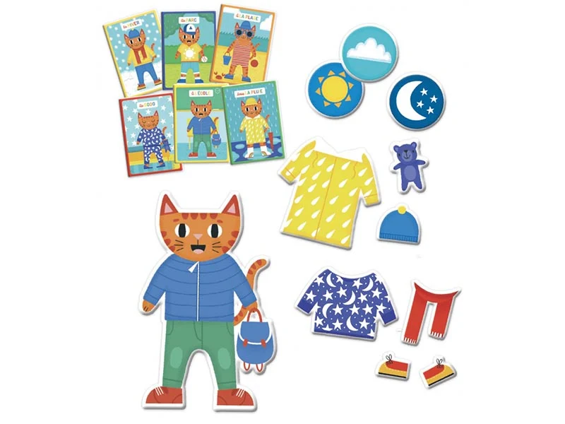 Mon petit coffret aimanté - Je m'habille - Auzou
