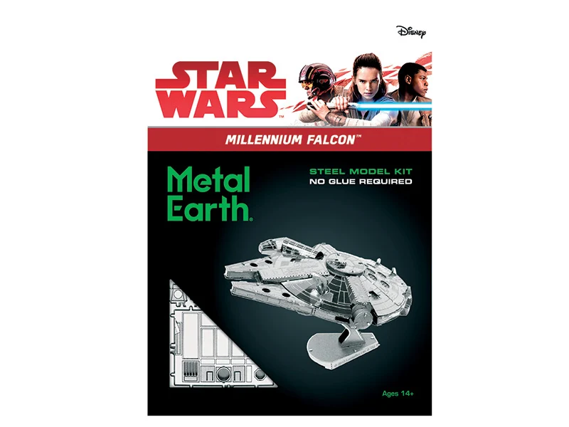 Maquette 3D Star Wars - Millennium Falcon en métal