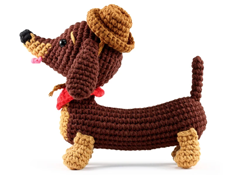 Kit Amigurumi - Teckel 18 cm - Graine Créative