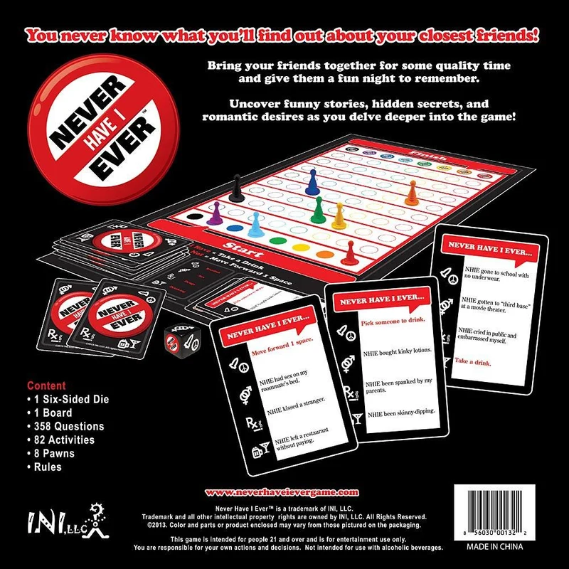Never Have I Ever Board Game / Jeu de société