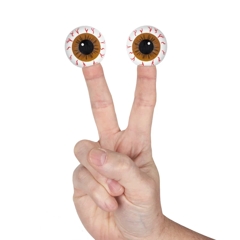 Eyeball Finger Puppet - 1pc (order 2 unless you're a cyclops)