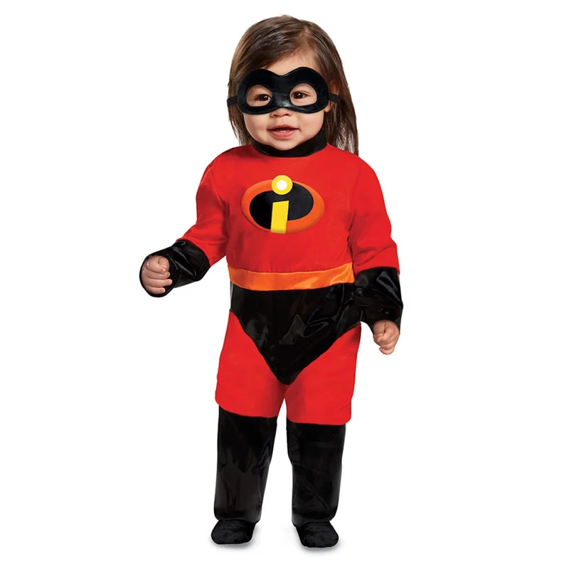 The Incredibles Costume for Toddlers, Jumpsuit and Mask