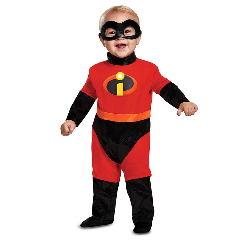 The Incredibles Costume for Toddlers, Jumpsuit and Mask