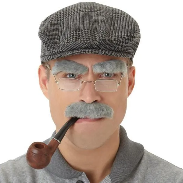 Old man facial hair set