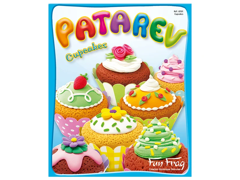 Pate à modeler Patarev - blister - cupcakes