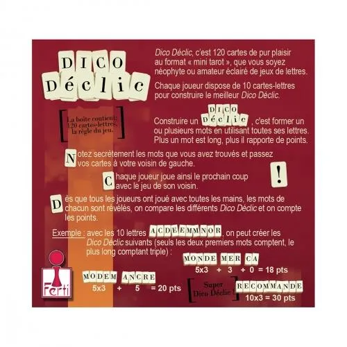 Dico Déclic French / Dico Déclic jeu de mots français