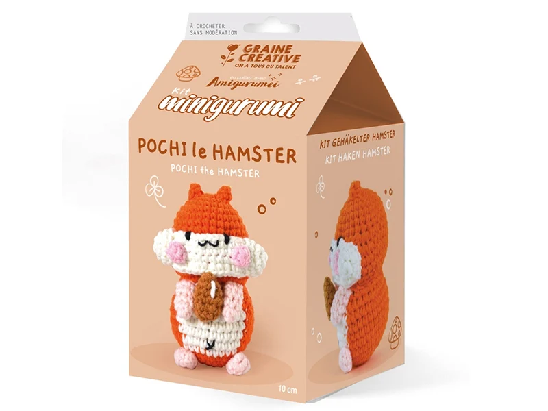 Kit Minigurumi - Hamster 10cm - Graine Créative