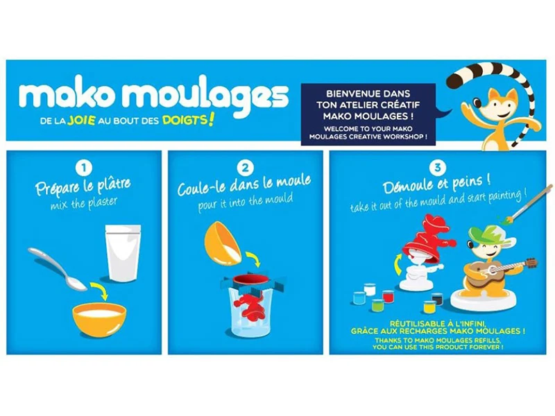 Recharge plâtre 800g – Mako moulages
