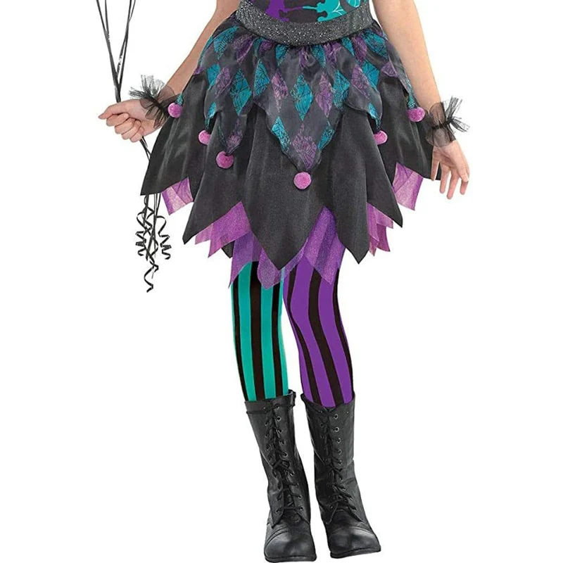 Haunted Harlequin Costume for Kids