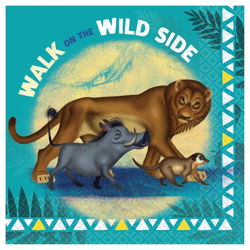 Lion King lunch napkins, 16 per package
