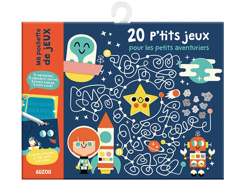 20 p'tits jeux - Pour les petits aventuriers - Auzou