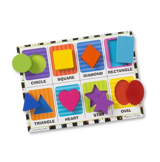 Melissa & Doug Shapes Chunky Puzzle / Melissa & Doug Casse-Tête Formes