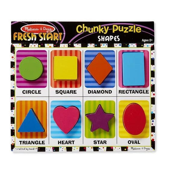 Melissa & Doug Shapes Chunky Puzzle / Melissa & Doug Casse-Tête Formes